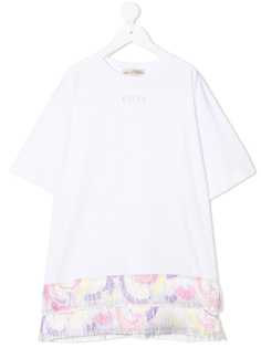 Emilio Pucci Junior платье-футболка с бахромой