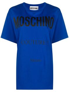 Moschino футболка с логотипом
