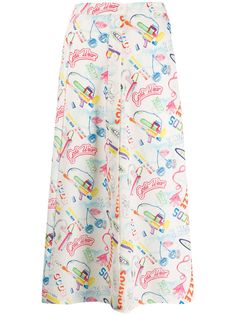 Gcds юбка А-силуэта с принтом в стиле 90-х
