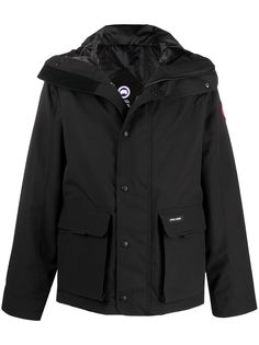 Canada Goose парка Expedition с нашивкой-логотипом