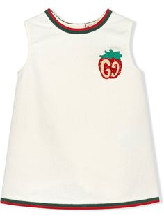 Gucci Kids платье с принтом Gucci Strawberry