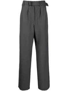 Lemaire брюки с завышенной талией и поясом