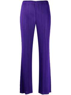 Pleats Please Issey Miyake укороченные плиссированные брюки