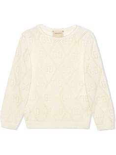 Gucci Kids джемпер с логотипом GG