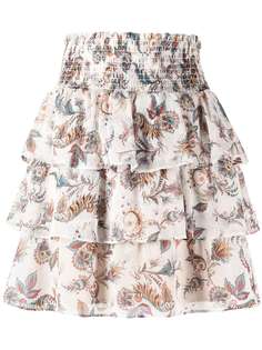 LIU JO многослойная юбка с цветочным принтом