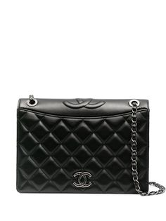 Chanel Pre-Owned стеганая сумка на плечо 2019-го года с логотипом CC