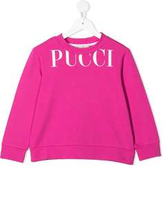 Emilio Pucci Junior толстовка с логотипом