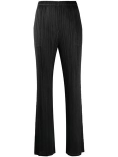 Pleats Please Issey Miyake укороченные плиссированные брюки