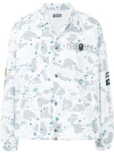 A BATHING APE® куртка-рубашка с принтом Space Camo Bape