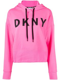 DKNY худи с кулиской и логотипом