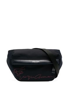 Giorgio Armani поясная сумка с логотипом