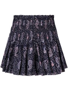 Isabel Marant Étoile плиссированная юбка с принтом пейсли