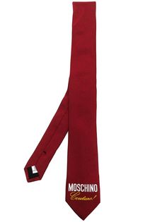 Moschino галстук Couture! с логотипом