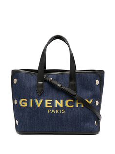 Givenchy джинсовая сумка-шопер Bond среднего размера