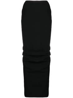 Rick Owens юбка макси со сборками