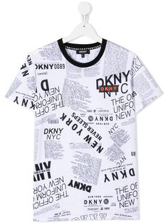 Dkny Kids футболка с логотипом