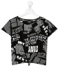 Dkny Kids футболка с логотипом