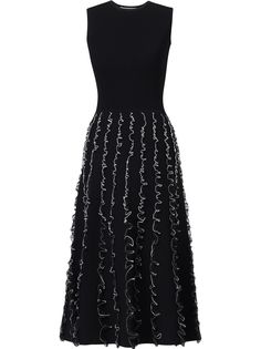 Jason Wu Collection юбка миди с оборками из тюля