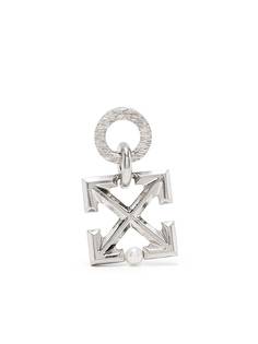 Off-White серьга-подвеска Arrows