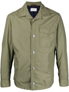 Brunello Cucinelli куртка-рубашка с накладными карманами