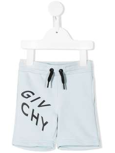Givenchy Kids шорты из джерси с логотипом