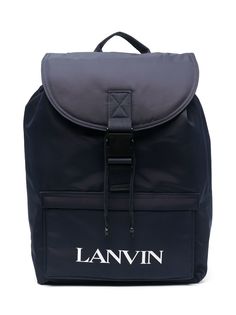 LANVIN Enfant рюкзак с логотипом и пряжкой