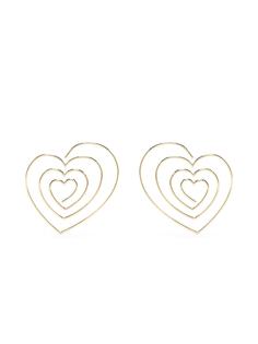 Y/Project серьги-кольца в форме сердца