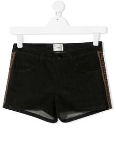 Fendi Kids шорты с узором FF
