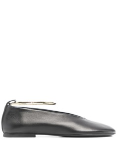 Jil Sander туфли с закругленным носком