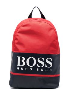 BOSS Kidswear рюкзак на молнии с логотипом