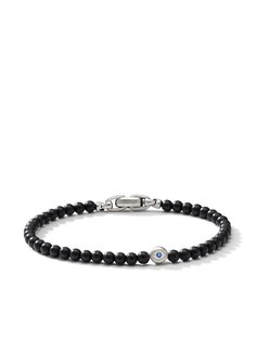 David Yurman браслет Evil Eye Spiritual из серебра с ониксами и сапфирами