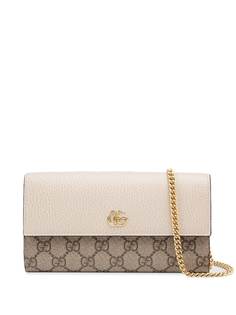 Gucci кошелек GG Marmont на цепочке