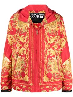Versace Jeans Couture ветровка с принтом Barocco