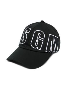 Msgm Kids шестипанельная кепка с логотипом