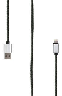 Кабель Rombica Digital IL-01, USB - Apple Lightning 1 м, темно-зеленый