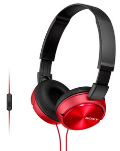 Наушники с микрофоном Sony MDR-ZX310AP Red
