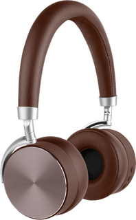 Беспроводные наушники с микрофоном Rombica Mysound BH-12 Brown (BT-H016)