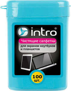 Чистящие салфетки для экранов Intro V300450, 100 шт.