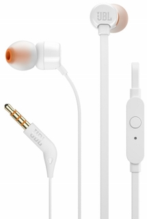 Наушники с микрофоном JBL T110 White