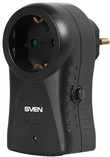 Сетевой фильтр Sven SF-S1, Black