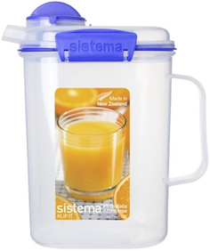 Кувшин для сока Sistema Klip It Juice, 1,5 л Blue (1415)