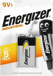Батарейка Energizer Industrial 6LR61 9V, 1 шт. (E301425100)