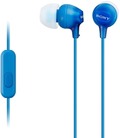 Наушники с микрофоном Sony MDR-EX14AP Blue