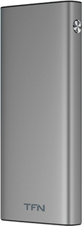 Внешний аккумулятор TFN Steel LCD 10000 mAh Gray (TFN-PB-213-GR)