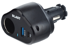 Авторазветвитель для прикуривателя Blast BCA-125 PDQC