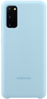 Чехол Samsung Silicone Cover X1 для Galaxy S20 Sky Blue (EF-PG980TLEGRU)