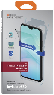 Защитная пленка InterStep invisible360 для Huawei Nova 5T/Honor 20 (IS-SF-HUANOVA5T-360AFCL-UNI)