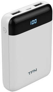 Внешний аккумулятор TFN Mini LCD 10000 mAh White (TFN-PB-215-WH)