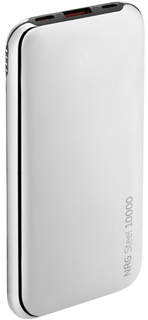 Внешний аккумулятор Deppa NRG Steel 10000 mAh, Specular (33558)