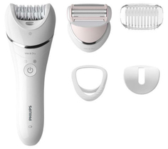 Эпилятор Philips для влажной и сухой эпиляции BRE710/00 +5 аксессуаров